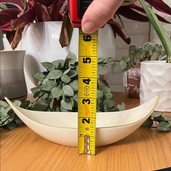 Lenox Vintage Olympia Gold Boat Nut Dish 24k Gold Rim EUC - Picture 6 of 9